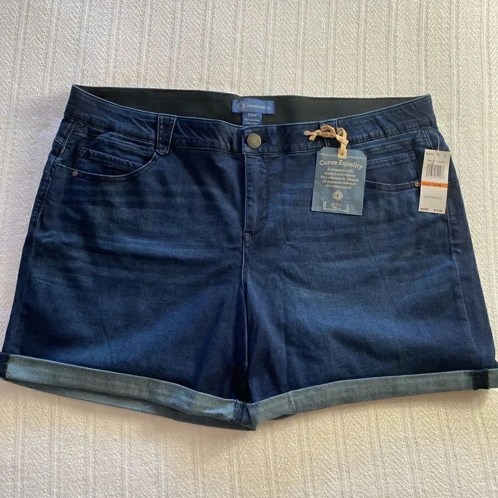 DEMOCRACY PLUS 24W Ab-solution Jean Shorts